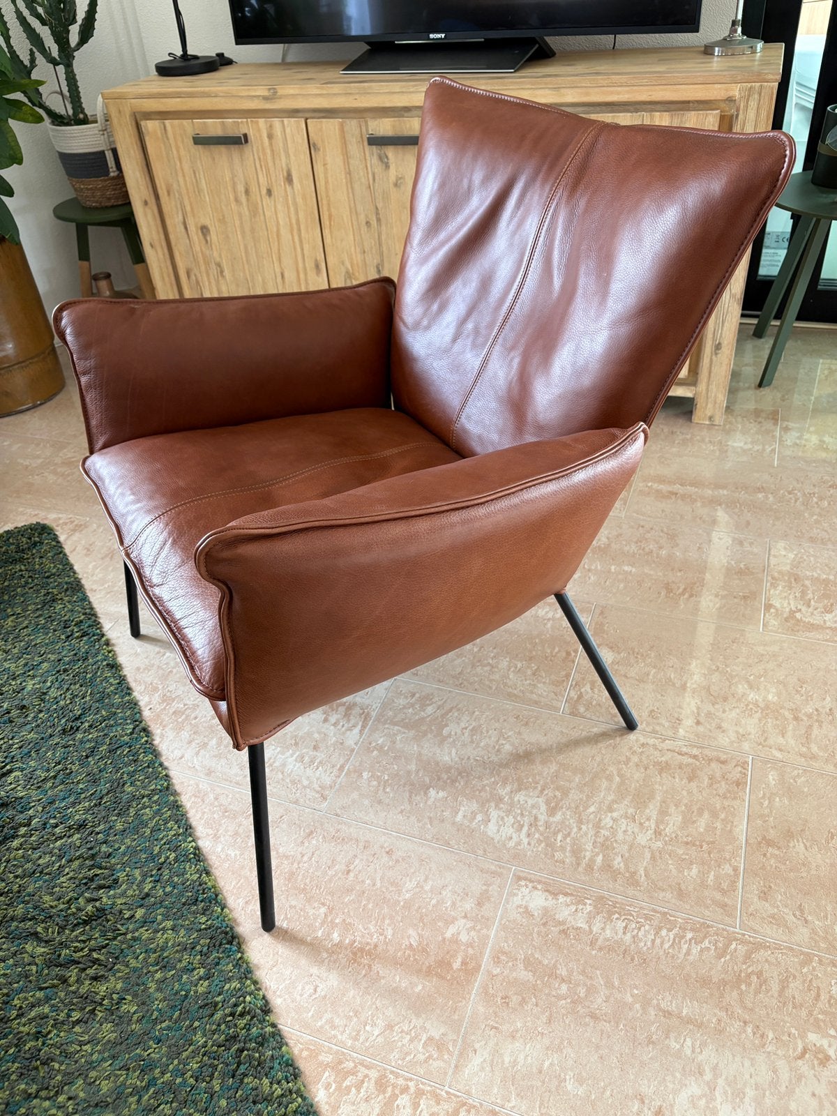 Design Fauteuil  van Bree’s New World, Ophalen, Zo goed als nieuw, 75 tot 100 cm, 50 tot 75 cm