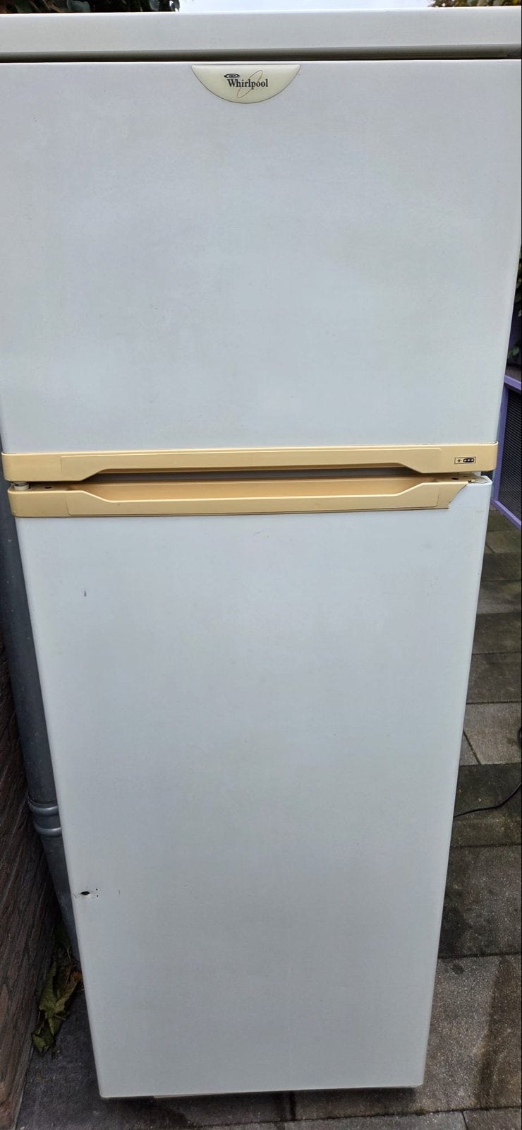 Whirlpool Koelkast met vriesvak - Gebruikt, Gebruikt, 100 tot 150 liter, Ophalen of Verzenden, 140 tot 160 cm