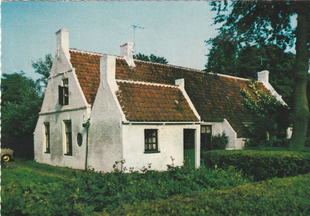 AMELAND Amelander Huisje (Gekartelde Rand), Verzenden, 1960 tot 1980, Gelopen, Waddeneilanden