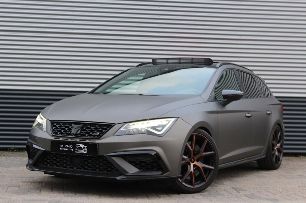 SEAT Leon ST 2.0 TSI CUPRA R 4Motion | Schaalstoelen | Panor, Automaat, Gebruikt, Zwart, 4 cilinders