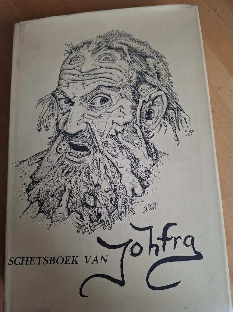 Schetsboek van JOHFRA met een inleiding van Boud van Doorn, Ophalen of Verzenden, Gelezen, Johfra