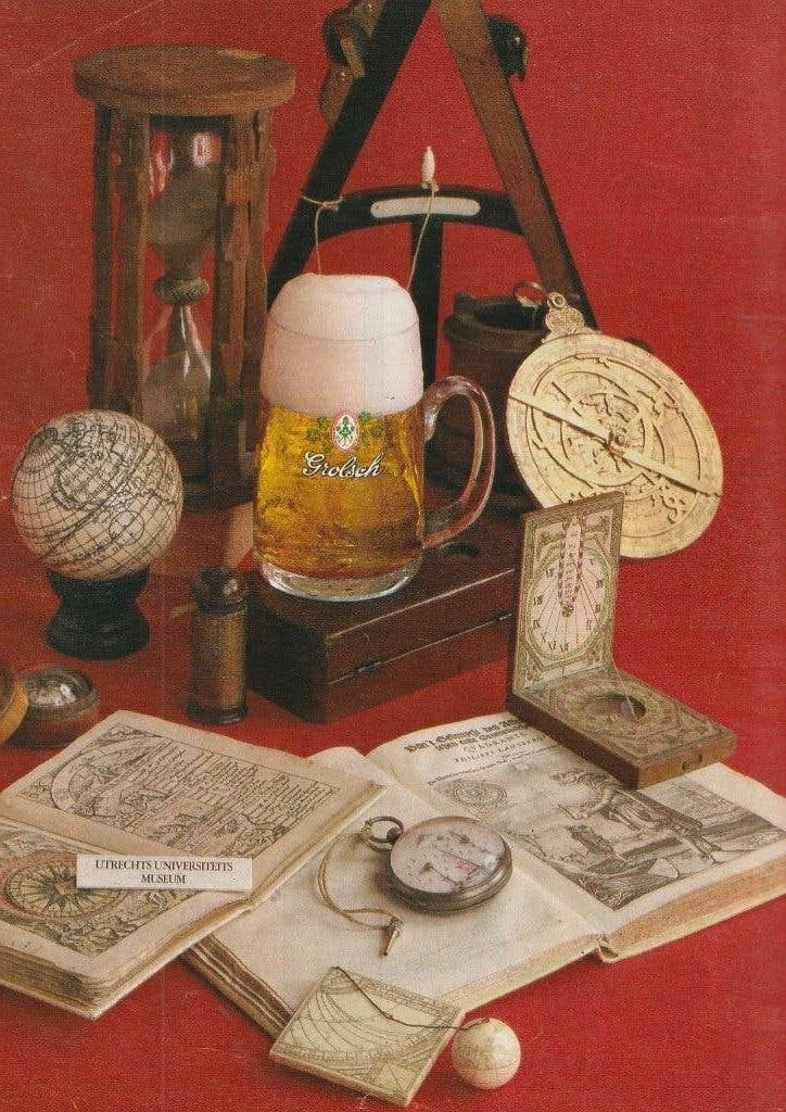 Retro reclame 1977 Grolsch bier in Utrecht museum, Verzamelen, Verzenden, Overige typen