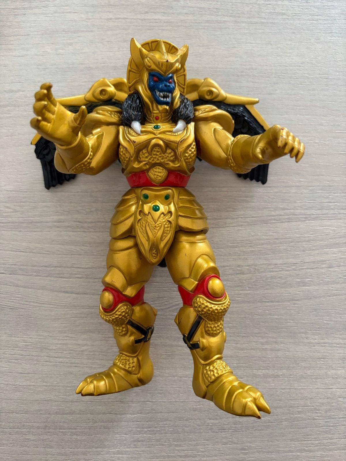 Goldar actiefiguur - Mighty Morphin Power Rangers Bandai, Ophalen of Verzenden, Gebruikt