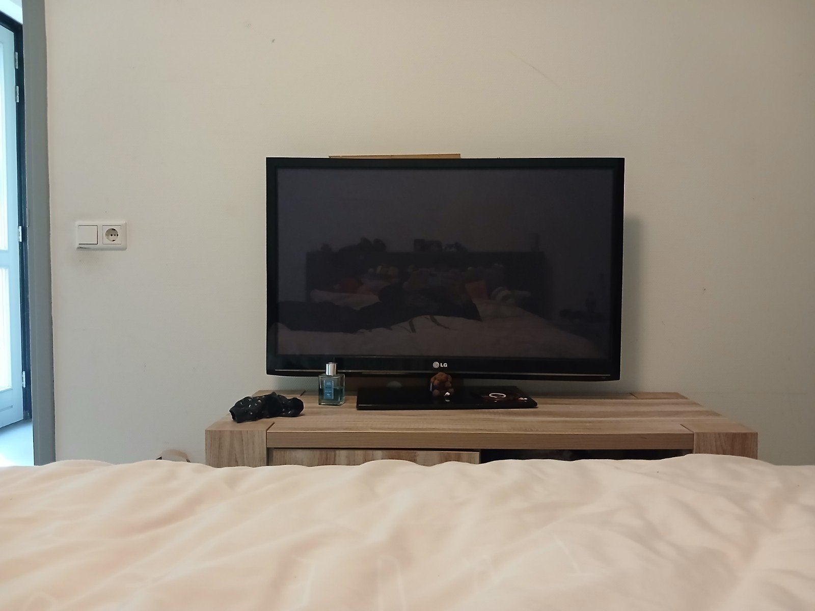 Zwarte Philips TV - Goede staat, Ophalen of Verzenden, Gebruikt, 80 tot 100 cm, Philips