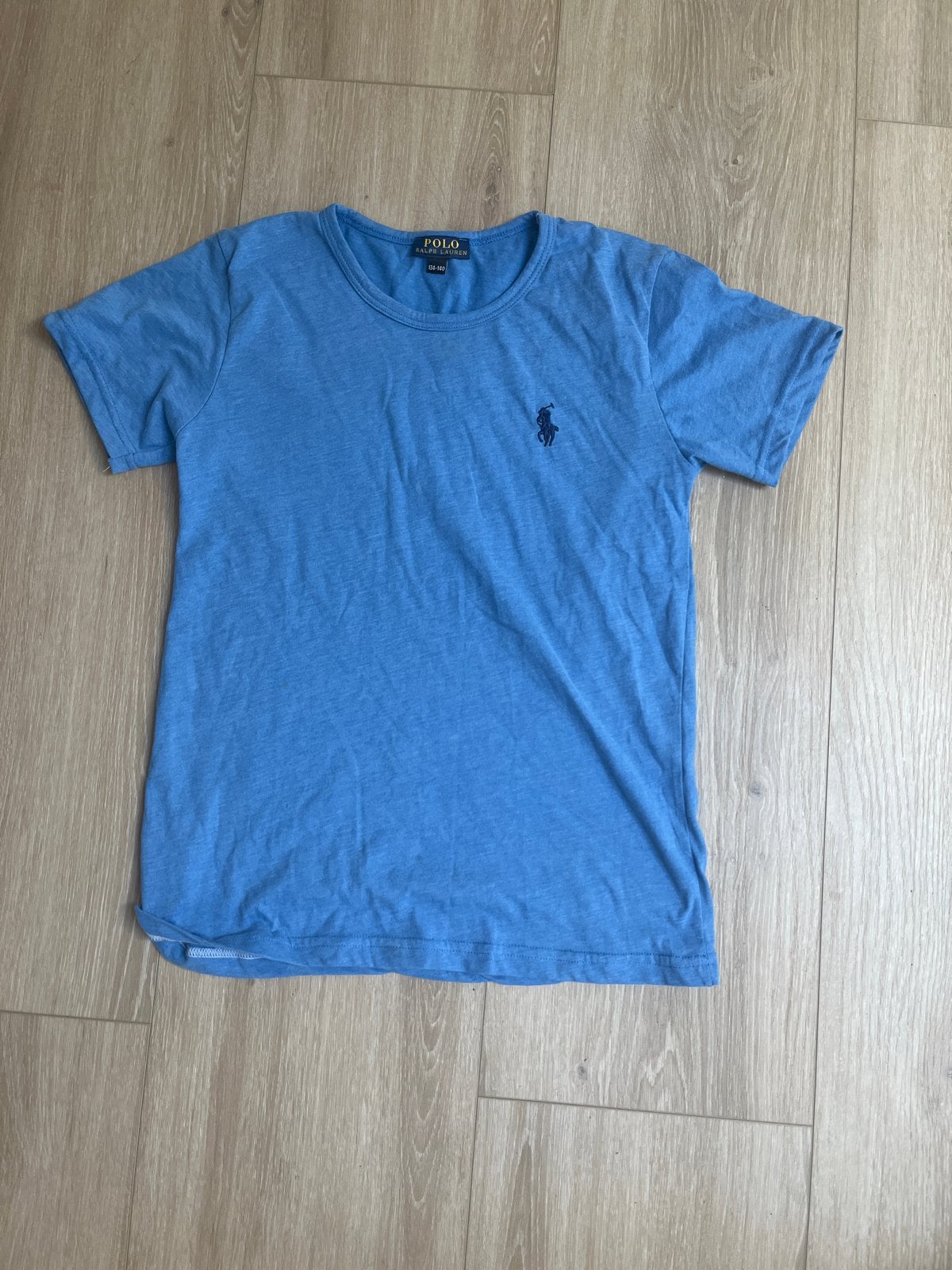Polo Ralph Lauren T-shirt Blauw Maat 134-140, Kinderen en Baby's, Kinderkleding | Maat 134, Ophalen of Verzenden, Gebruikt, Jongen of Meisje