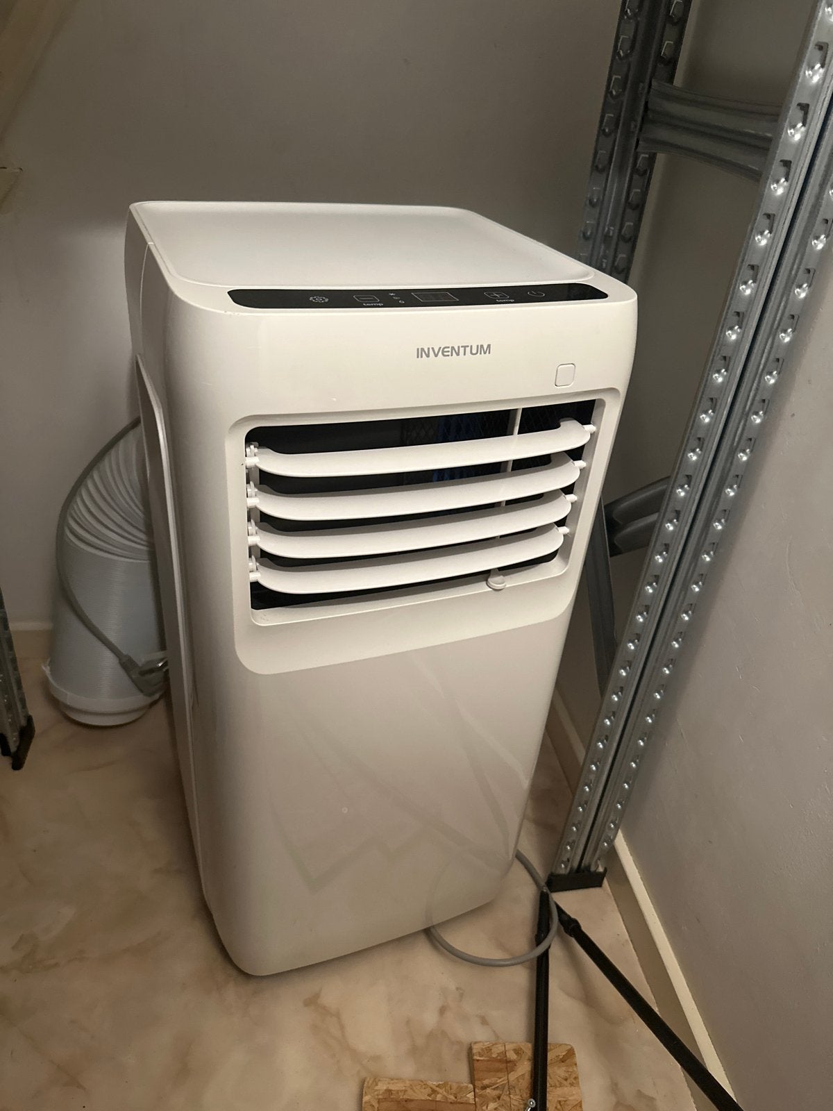 Inventum Mobiele Airco DRS7000AC - Koelen en Ventileren, Energieklasse A of zuiniger, Gebruikt, Minder dan 60 m³, 3 snelheden of meer