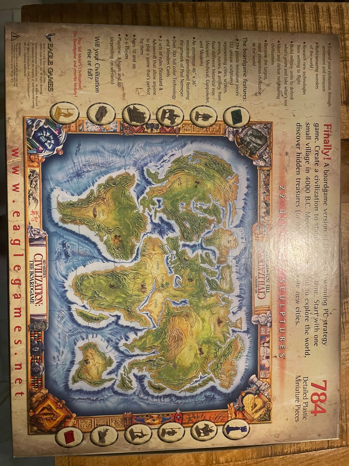 Sid Meier’s Civilization The Boardgame 2002 – 2nd Edition, Ophalen, Nieuw