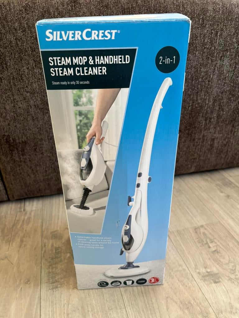 Stoomreiniger 2 in 1 Silvercrest, Ophalen of Verzenden, Zo goed als nieuw
