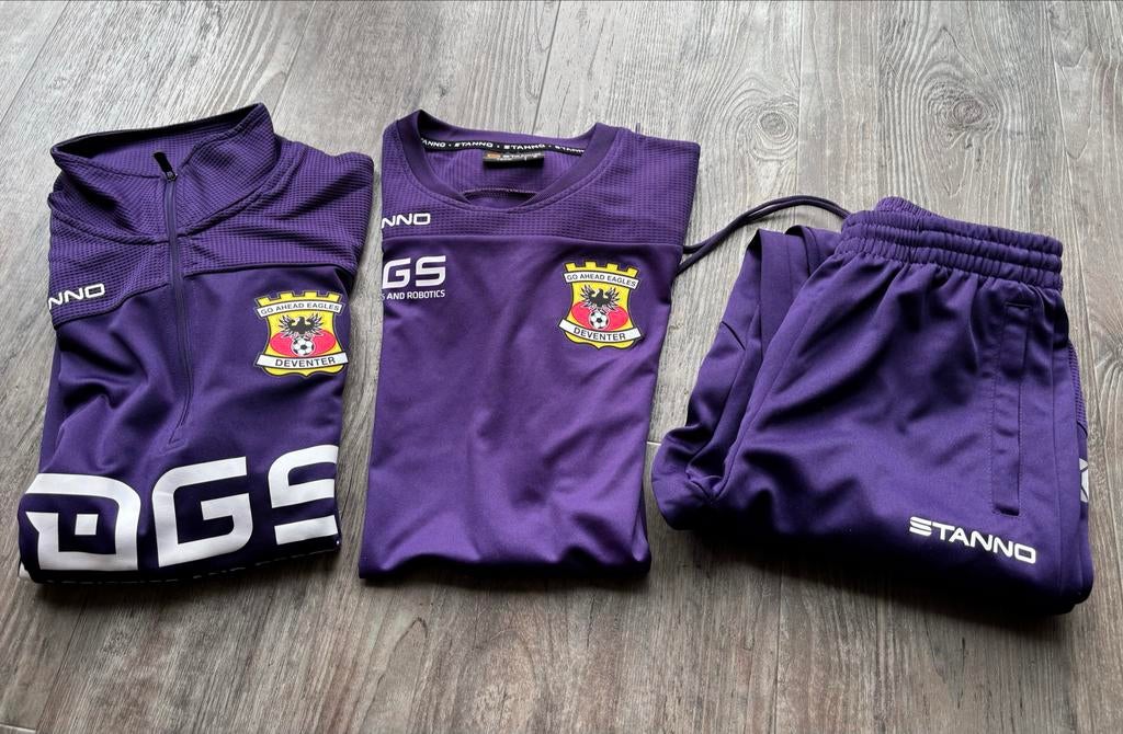 Go Ahead Eagles trainingspak en shirt - Maat S, Maat S, Ophalen of Verzenden, Gebruikt, Set