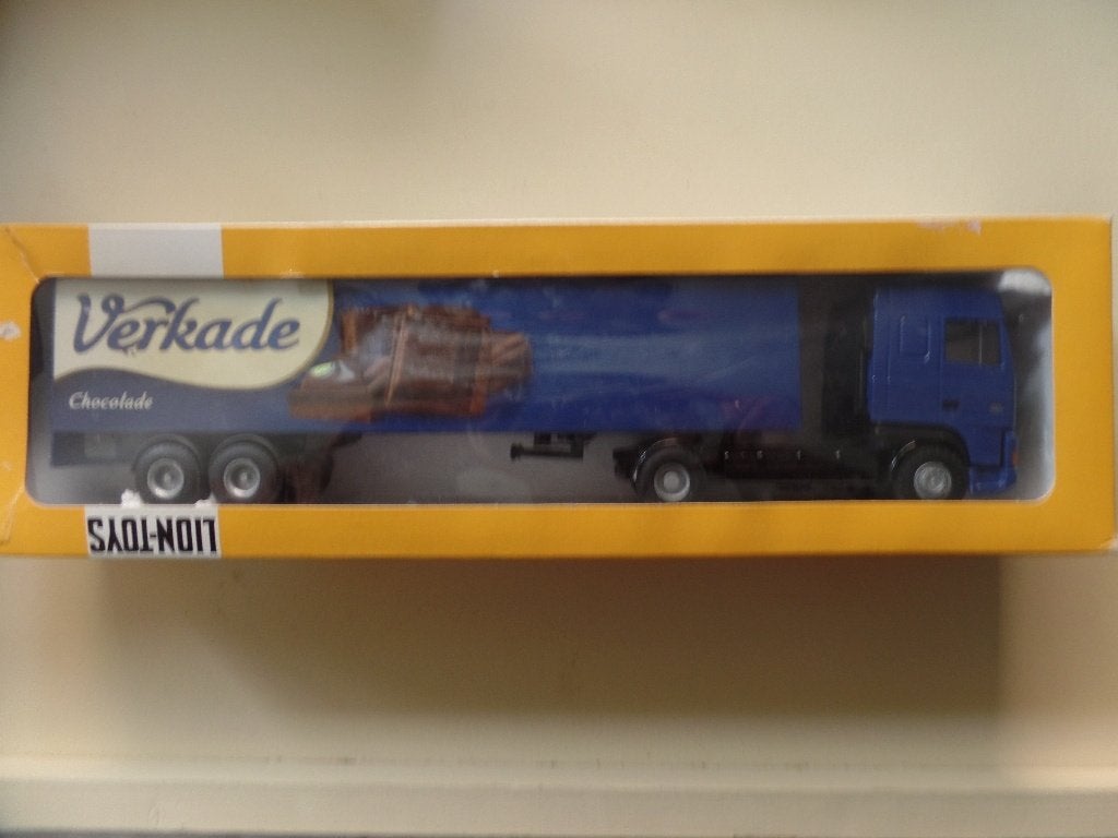 DAF trekker/oplegger Lion Toys Verkade  , Hobby en Vrije tijd, Verzenden, Zo goed als nieuw, Bus of Vrachtwagen, Lion Toys