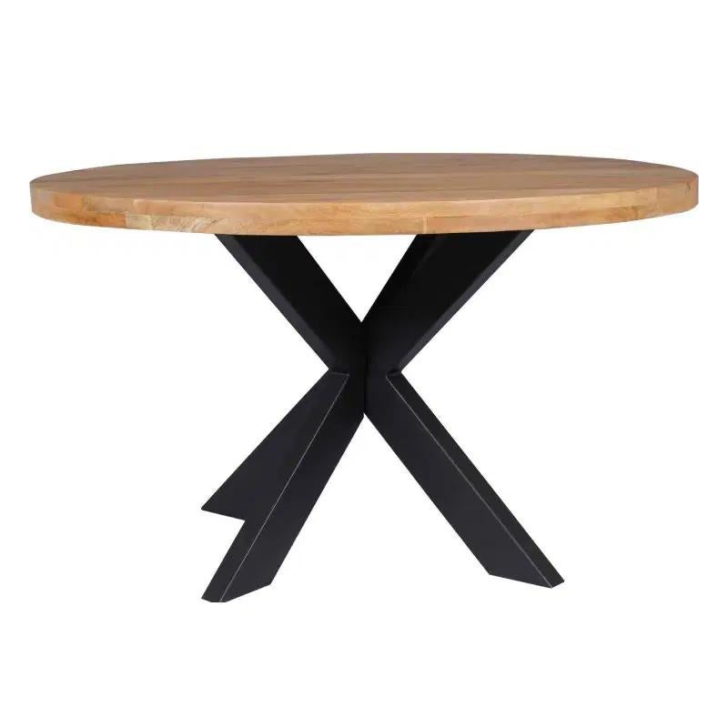 Eettafel Mango Nieuw in doos 140CM, Ophalen, Zo goed als nieuw, Rond, 100 tot 150 cm