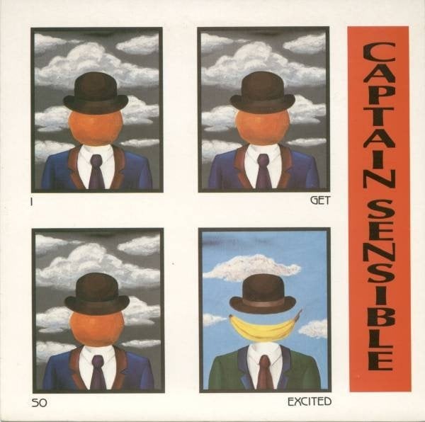 captain sensible-the damned/i get so excited-electronic/punk, Verzenden, Gebruikt, 7 inch, Rock en Metal