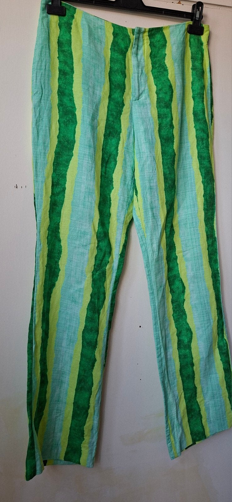 linnen zomerbroek van Zara mt L, Verzenden, Zara, Zo goed als nieuw, Lang