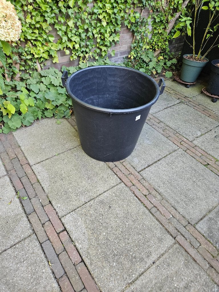 Kuip of boomkuip 125 liter, Ophalen, Kunststof, Minder dan 60 cm, Rond