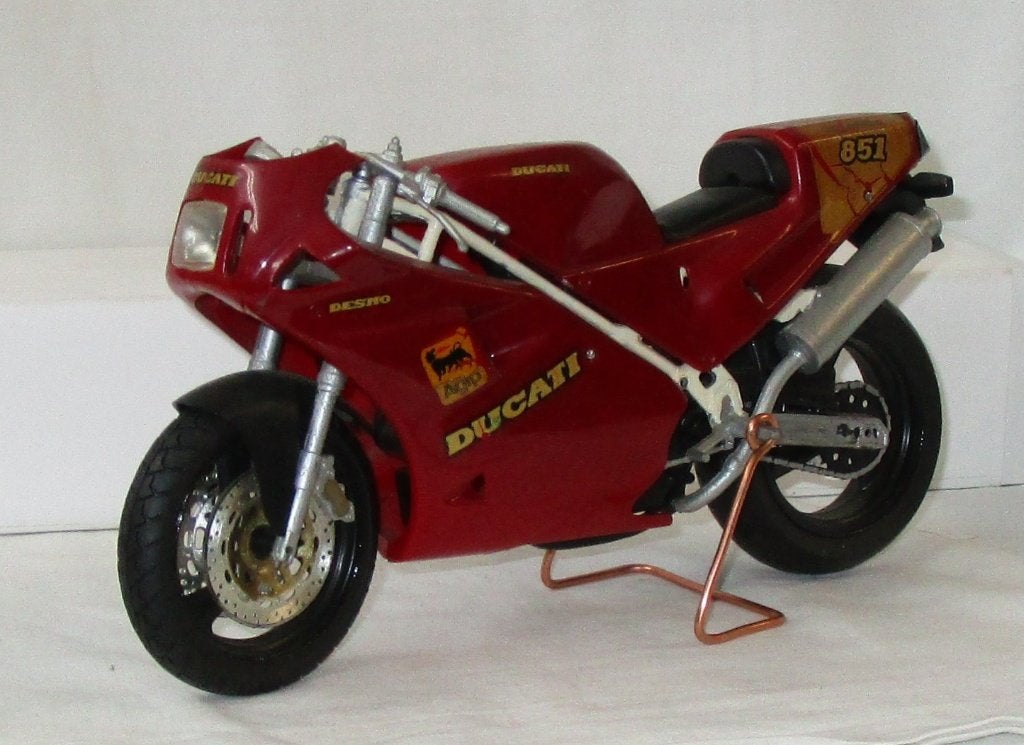 Ducati Desmo 851 1990 1:12, Ophalen of Verzenden, Gebruikt, 1:9 t/m 1:12, Motor