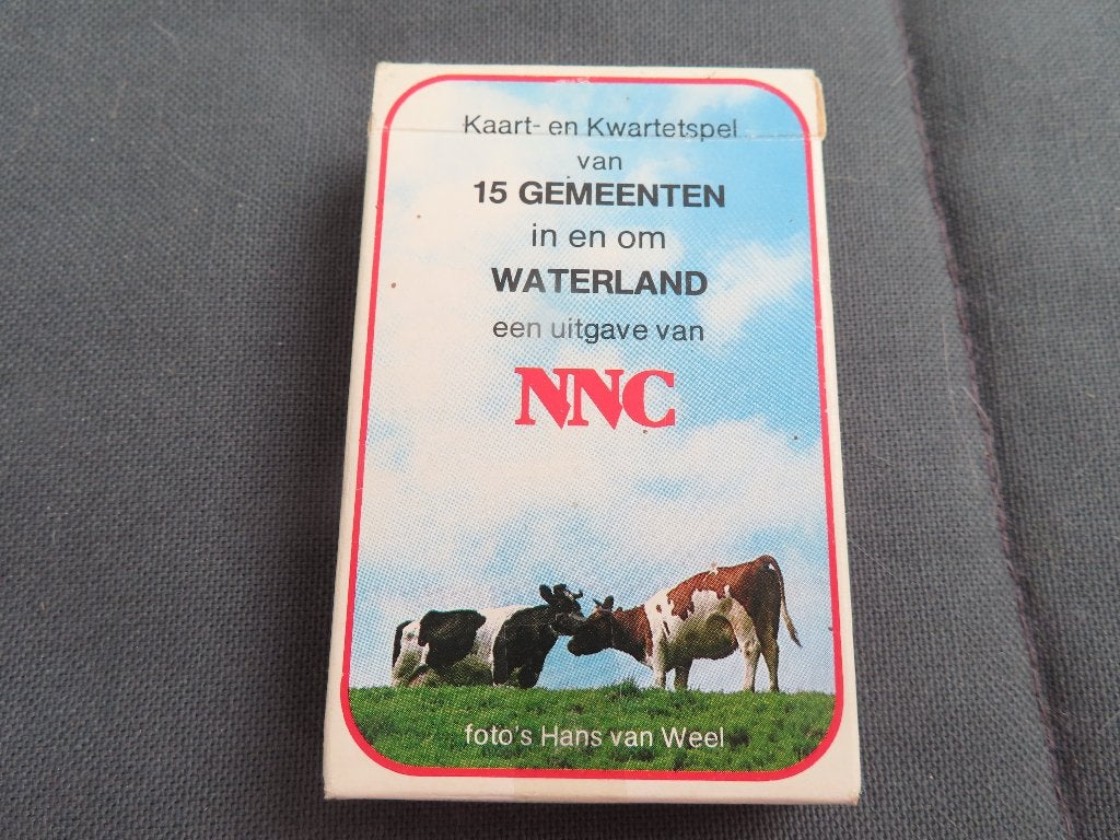 Kaartspel van de gemeente Waterland, Drie of vier spelers, Ophalen of Verzenden, Zo goed als nieuw