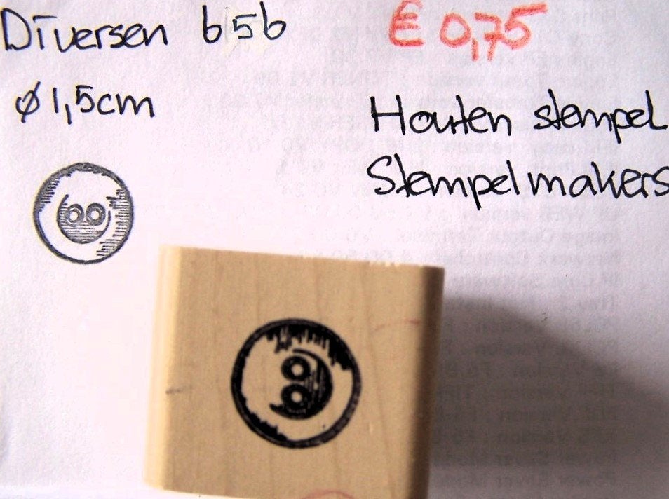 Diversen 656 Houten stempel, Ophalen of Verzenden, Houten stempel