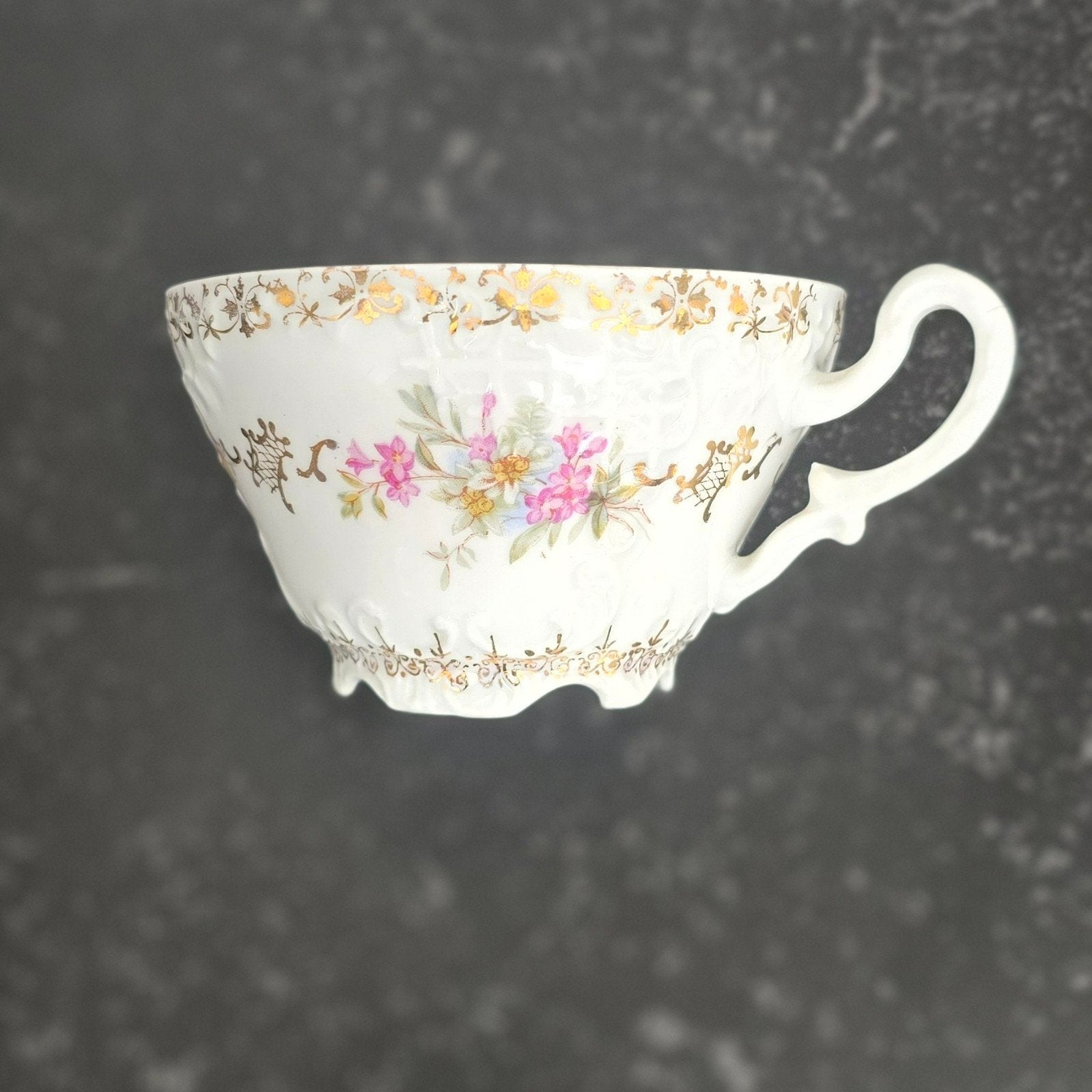 Antieke Limoges Snorrenkop CFH GDM - ca. 1890, Ophalen of Verzenden
