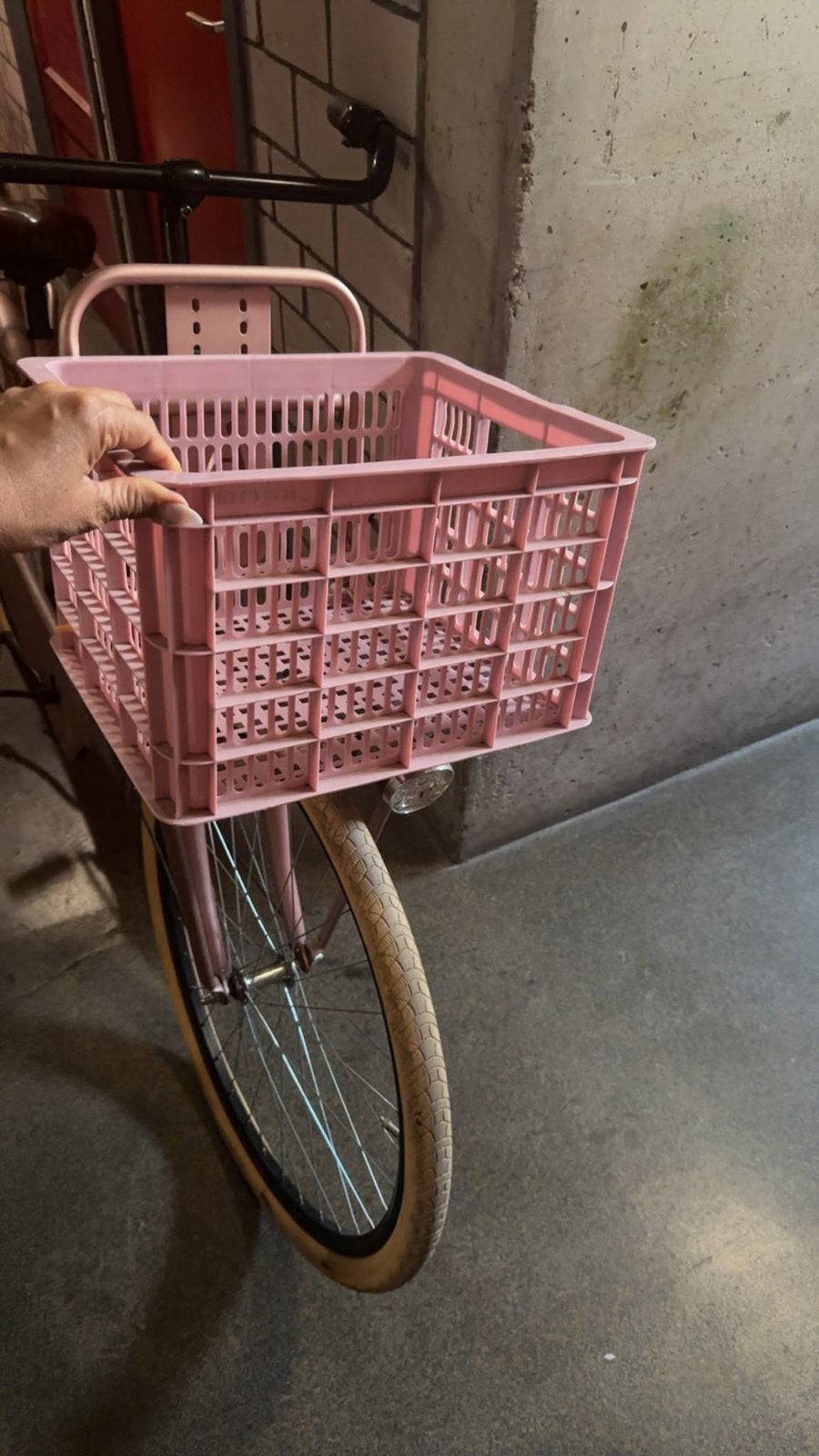 Altec Omafiets 28 inch –roze – Zeer nette staat, Ophalen, Gebruikt, Fietsmand
