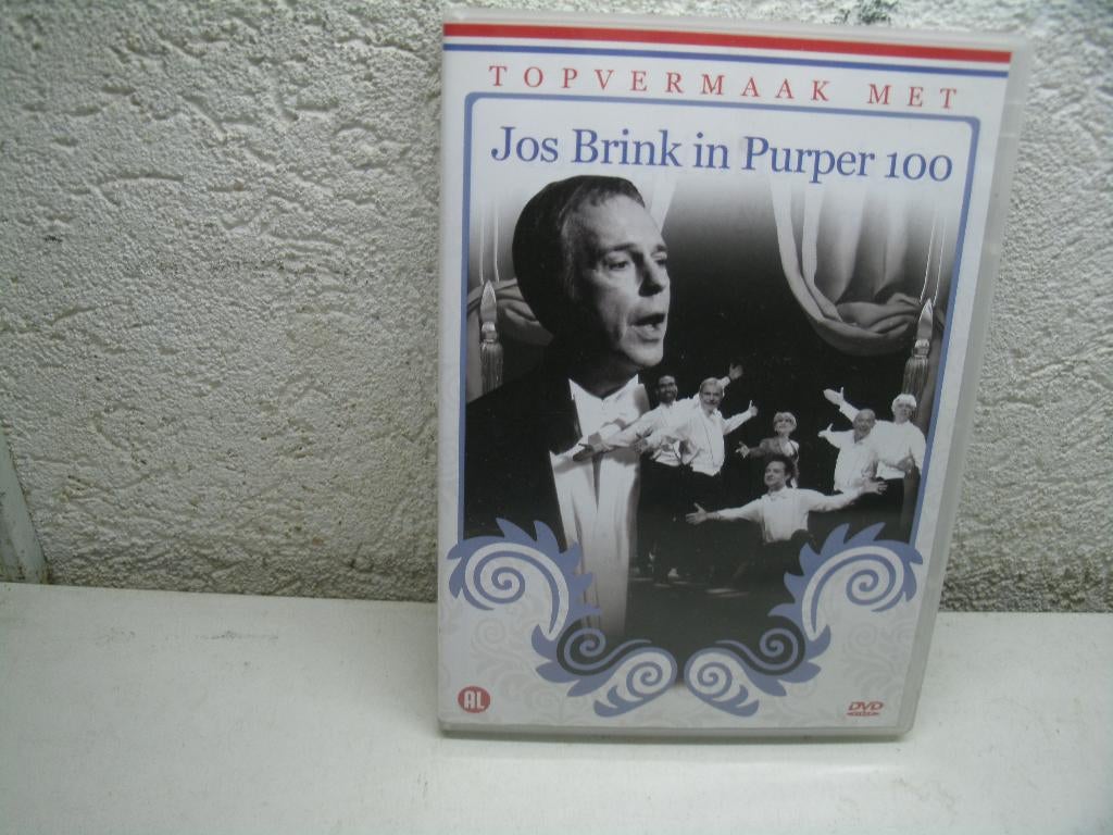 dvd 235b jos brink in purper 100 topvermaak, Alle leeftijden, Ophalen of Verzenden, Zo goed als nieuw, Stand-up of Theatershow