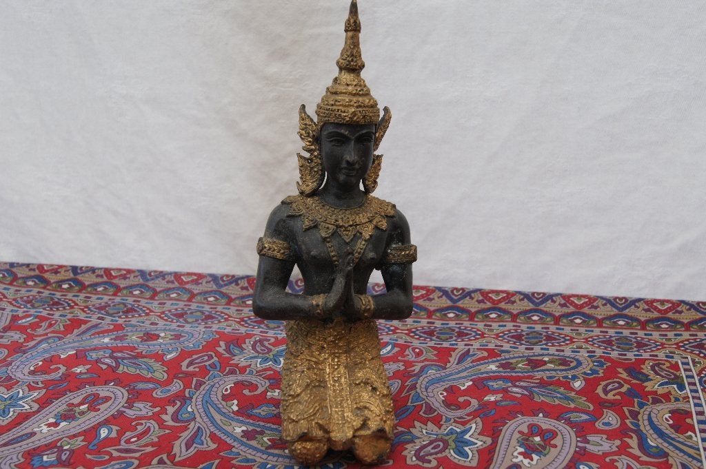 Oosterse godheid, Ophalen of Verzenden, Brons, Beeld