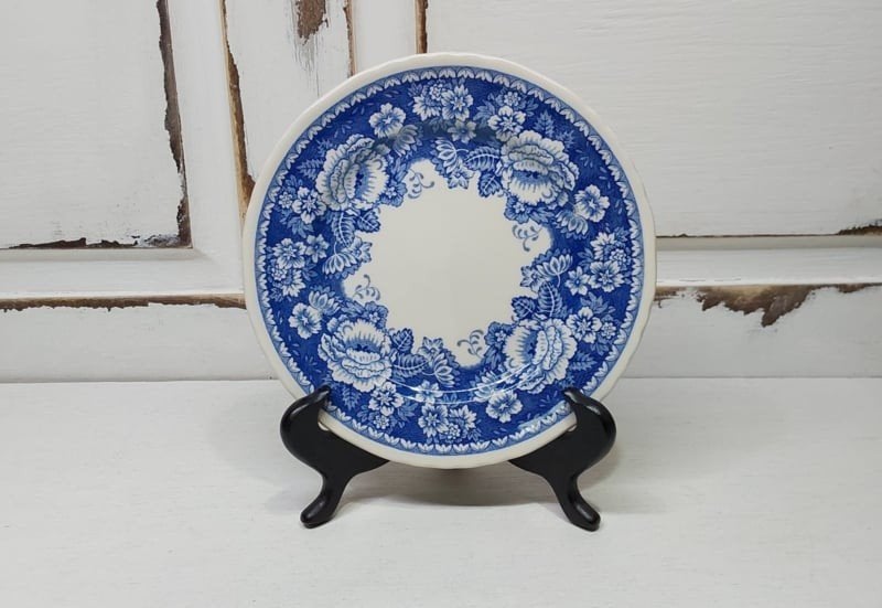 Mason's Blue and White gebaksbordje 5 beschikbaar, ., Ophalen of Verzenden, Zo goed als nieuw, Bord(en)