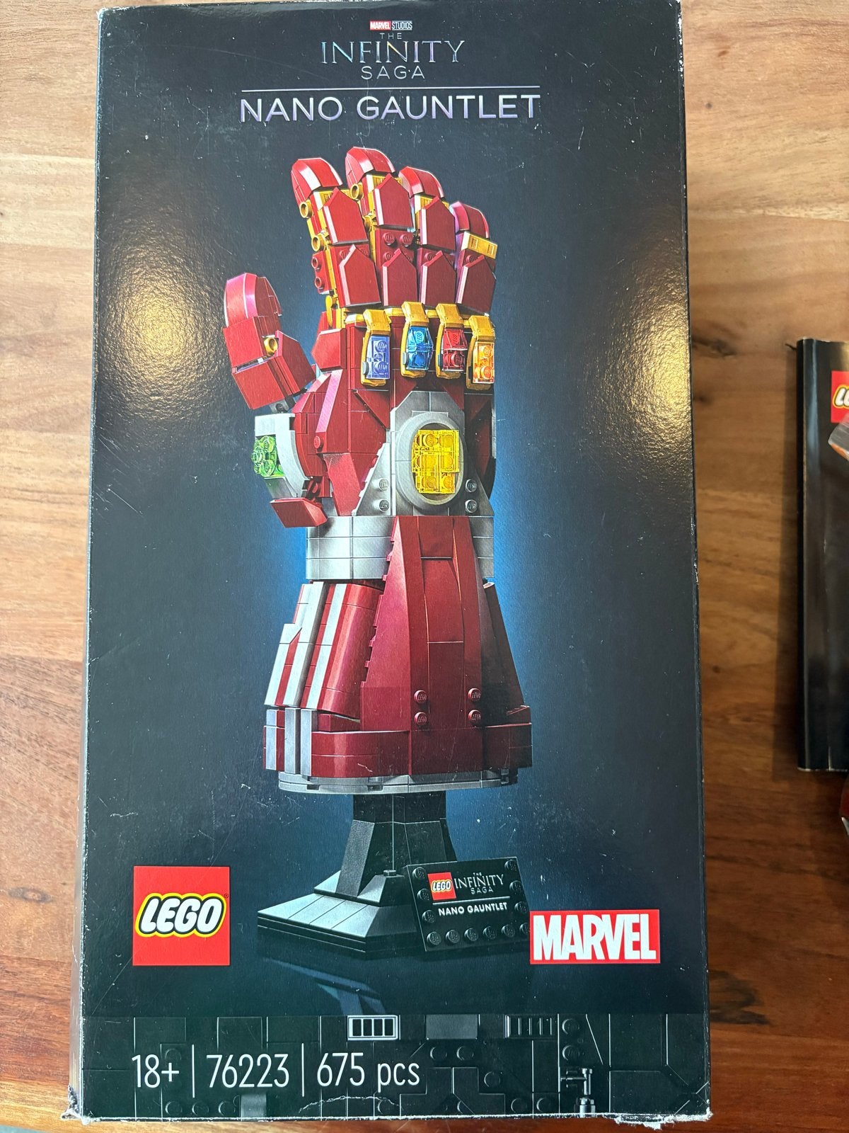 LEGO Marvel Nano Gauntlet (76223) - Zo goed als nieuw, Ophalen of Verzenden, Zo goed als nieuw, Overige merken