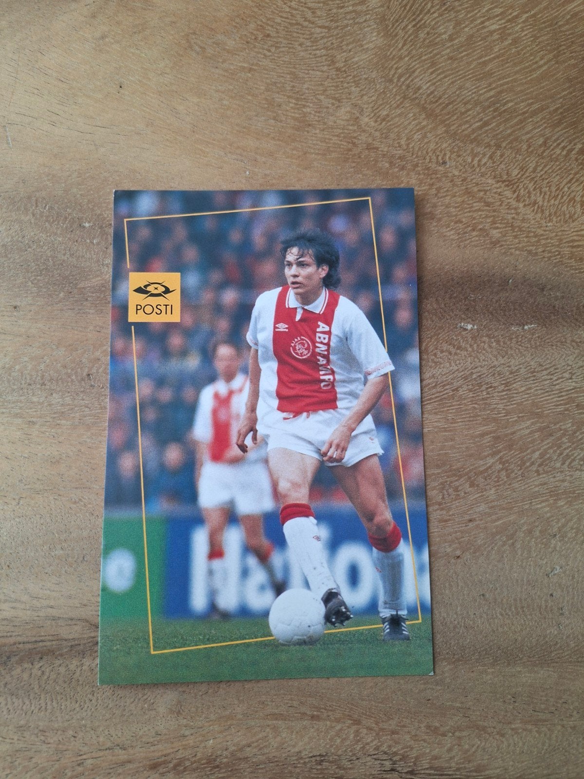 Kaart Jari Litmanen (Ajax), Ophalen of Verzenden, Nieuw, Ajax, Spelerskaart