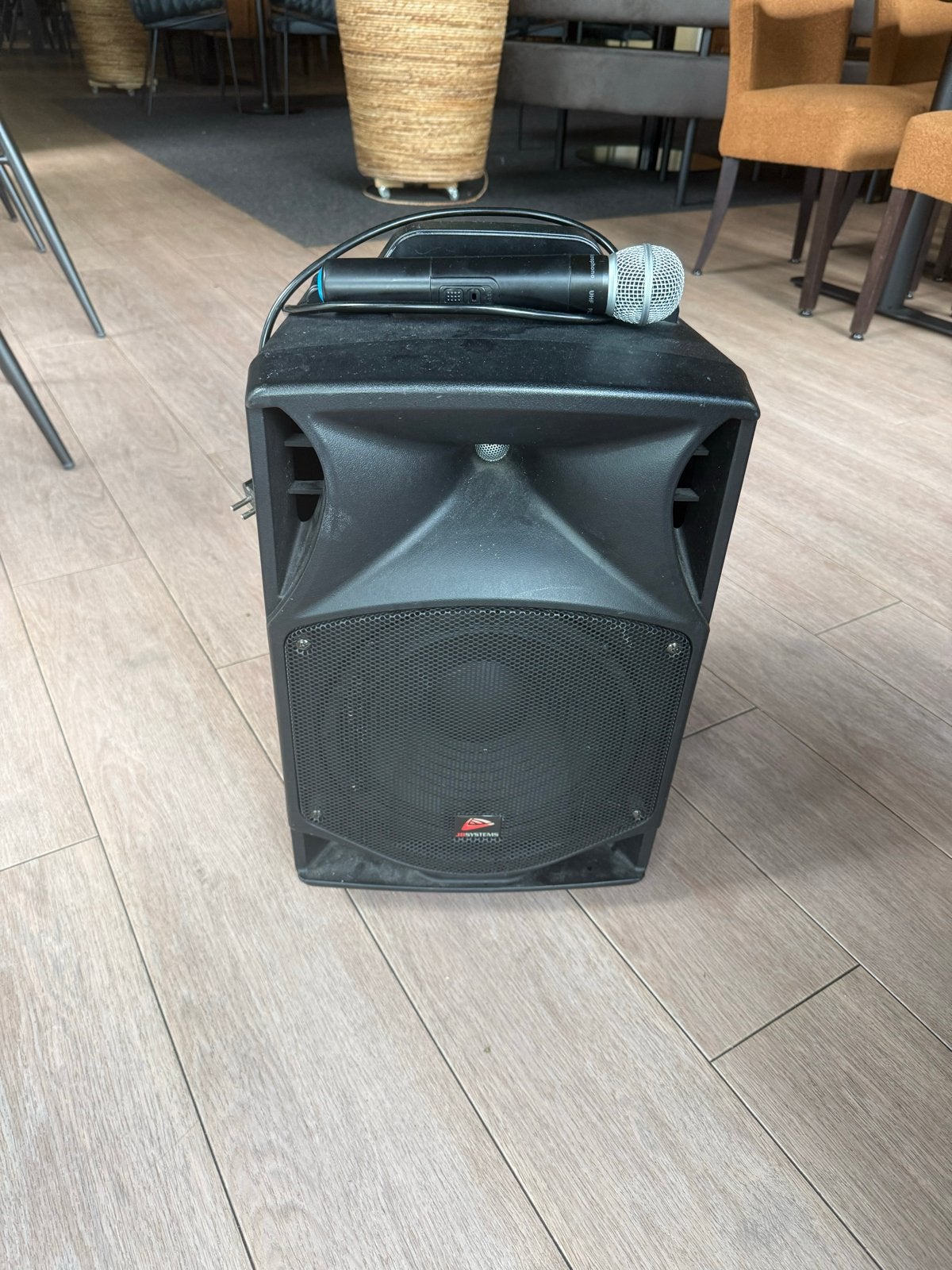 JB Systems PPA-7 Draagbare Party Speaker met Microfoon, Overige merken, Gebruikt, Party speaker, Ophalen of Verzenden
