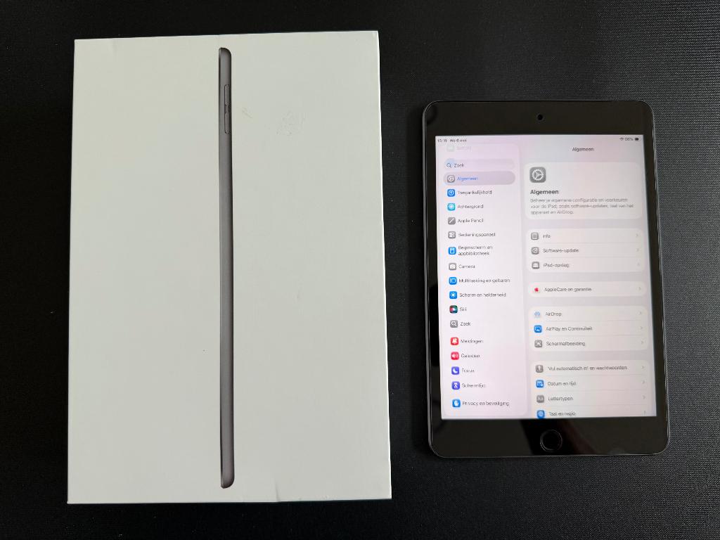 Apple iPad mini 2019 Wi-Fi 64GB Grijs, Computers en Software, Apple iPads, 8 inch, Ophalen of Verzenden, Zo goed als nieuw, 64 GB