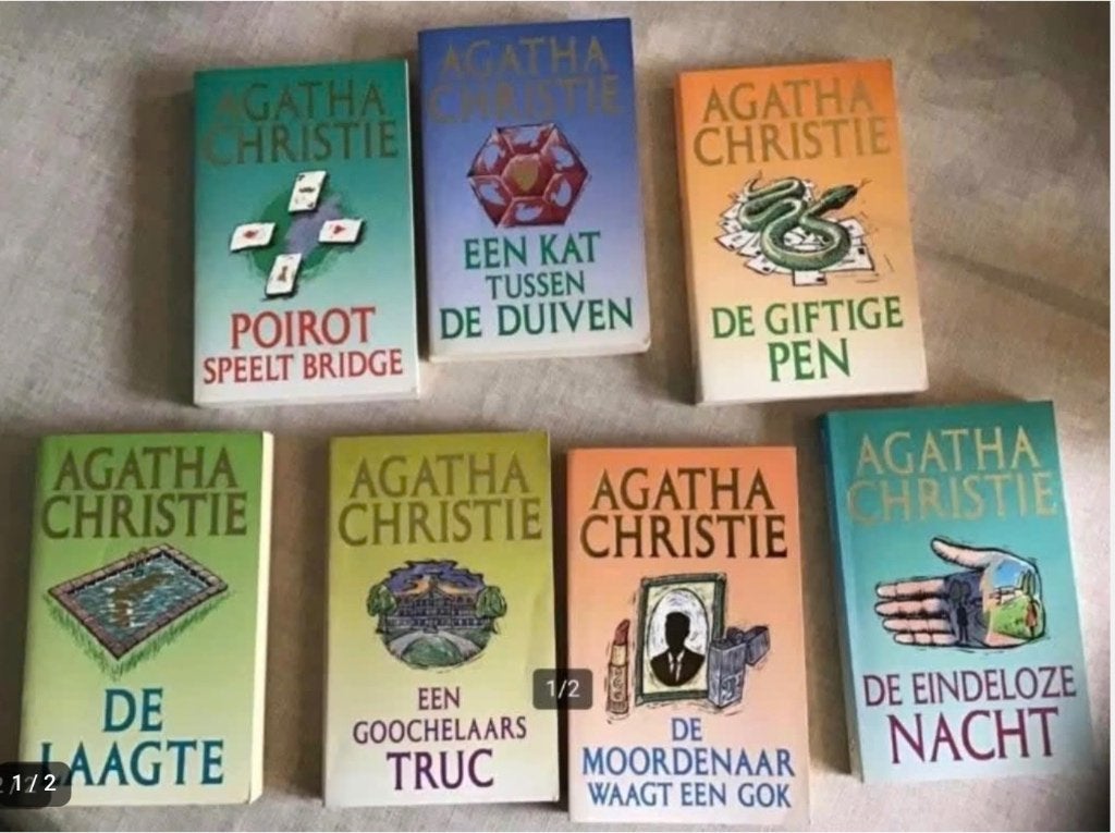 7 pockets Agatha Christie van Luitingh-Sijthoff., Boeken, Detectives, Ophalen of Verzenden, Gelezen