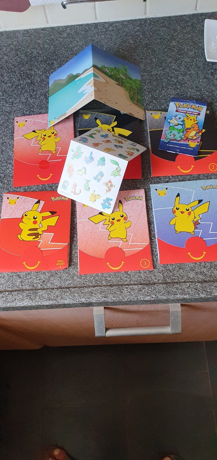 McDonald's 25th Anniversary master set Holo/Non celebrations, Ophalen of Verzenden, Zo goed als nieuw, Meerdere kaarten