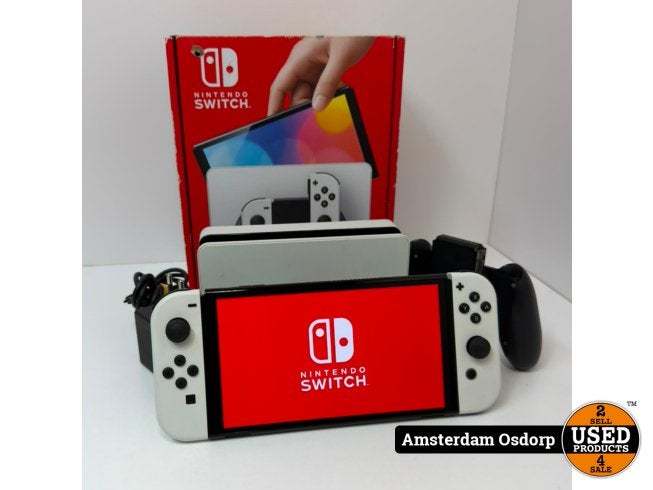 Nintendo Switch Oled Wit Console | Nette staat