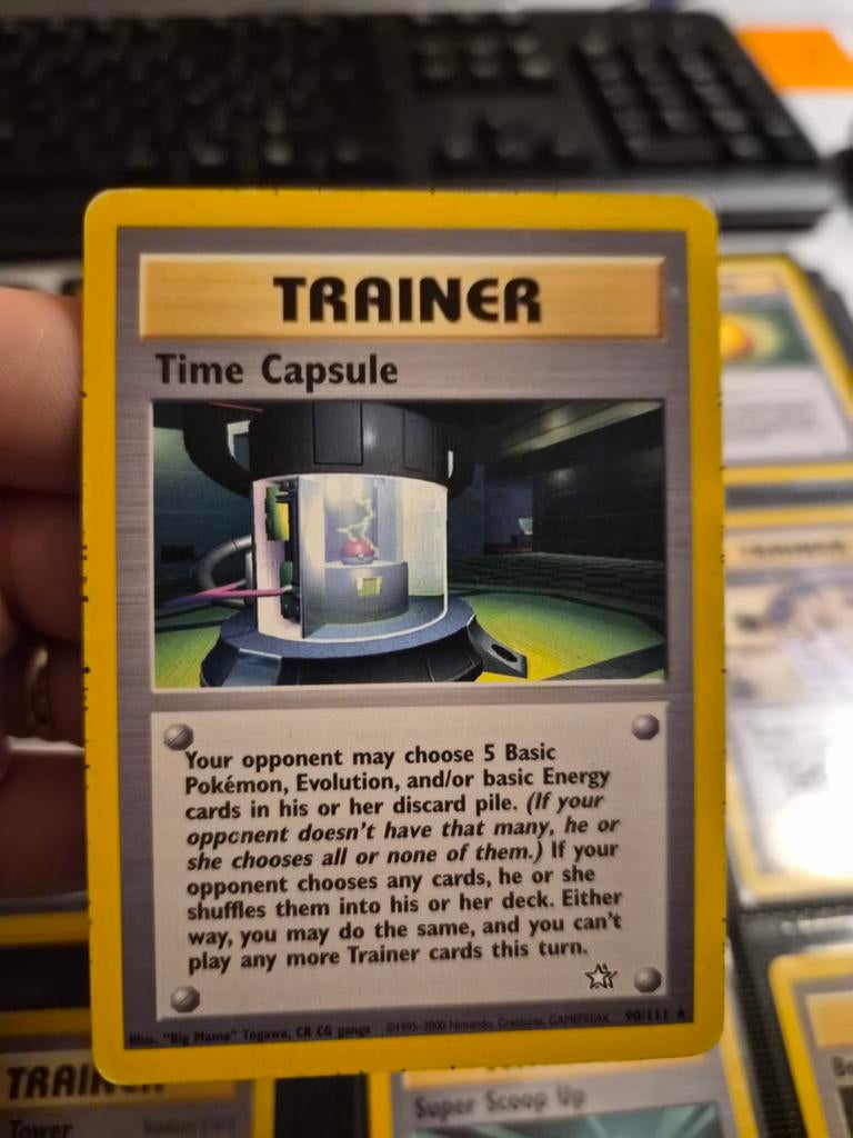Time capsule neo genesis 90/111, Ophalen of Verzenden, Gebruikt, Losse kaart, Foil