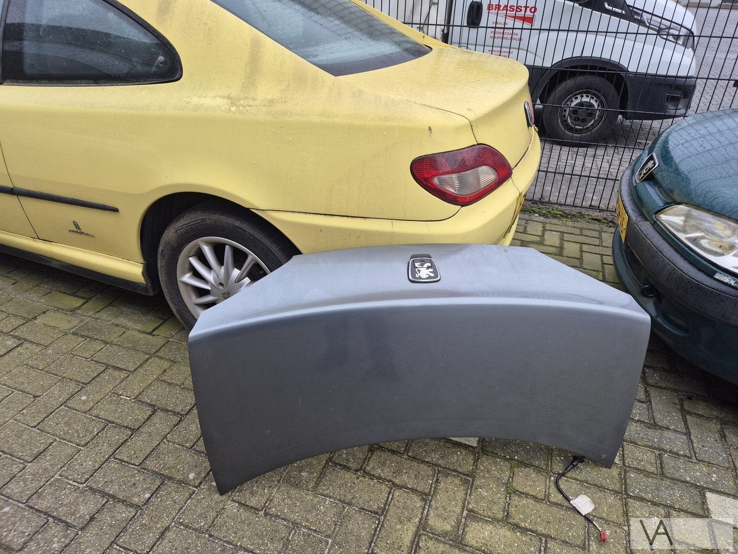 Peugeot 406 coupe 1997 - 2005 achterklep GRIS HADES €50, Auto-onderdelen, Carrosserie en Plaatwerk, Gebruikt, -, Ophalen of Verzenden
