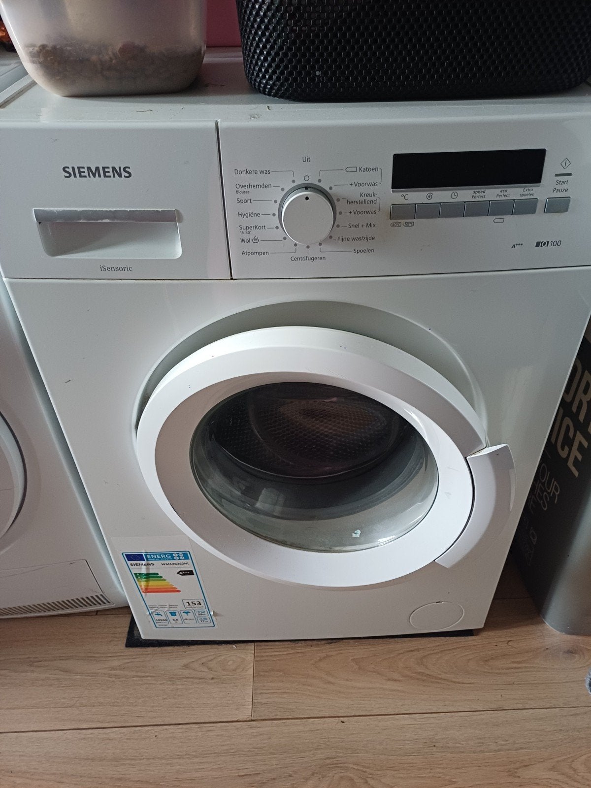 Siemens iSensoric WM14B262NL Wasmachine, Witgoed en Apparatuur, Wasmachines, Gebruikt, Energieklasse A of zuiniger, Ophalen of Verzenden
