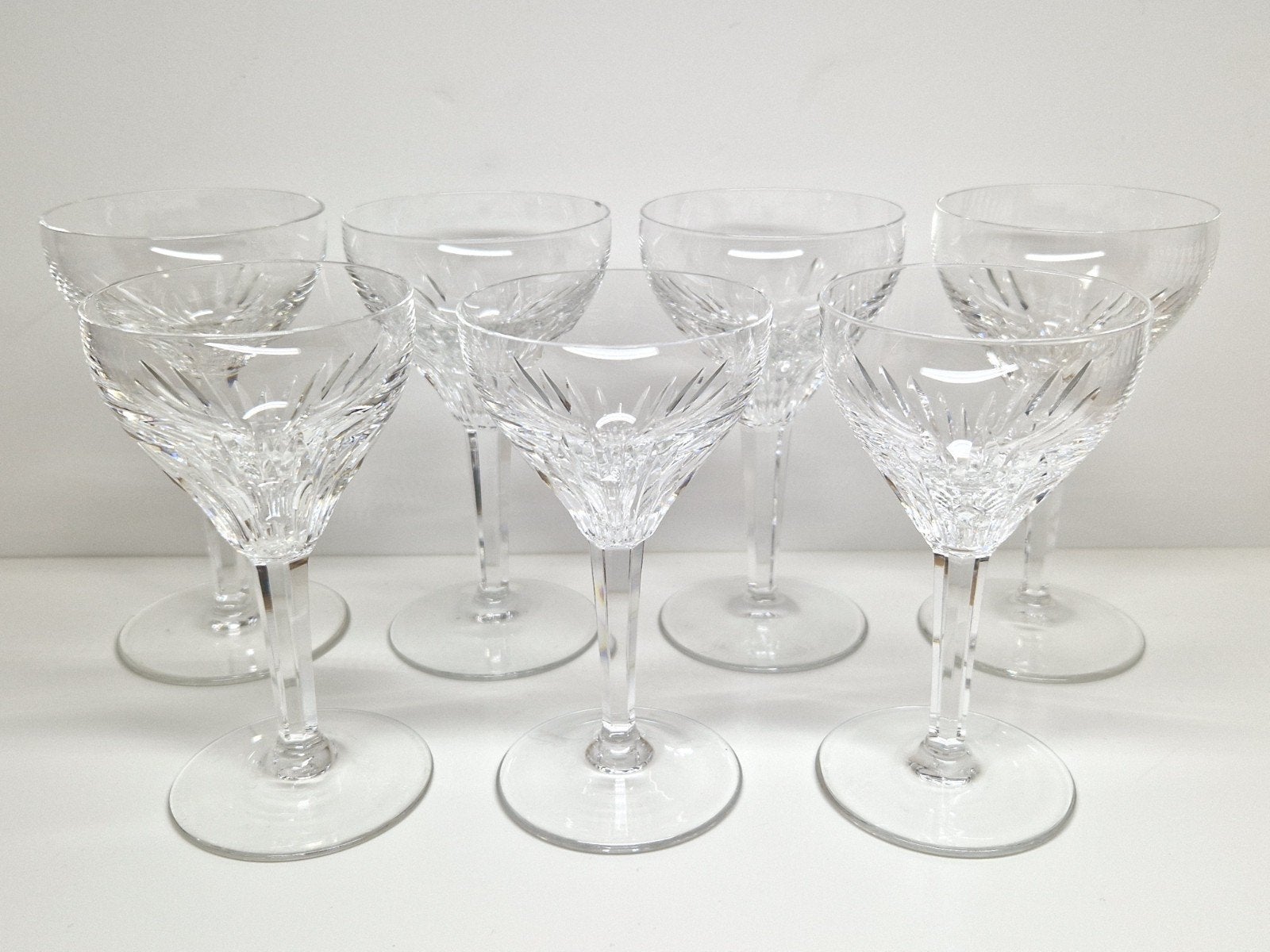 Glasfabriek Leerdam kristal 6 Rubato bitterglazen, 1952, Ophalen