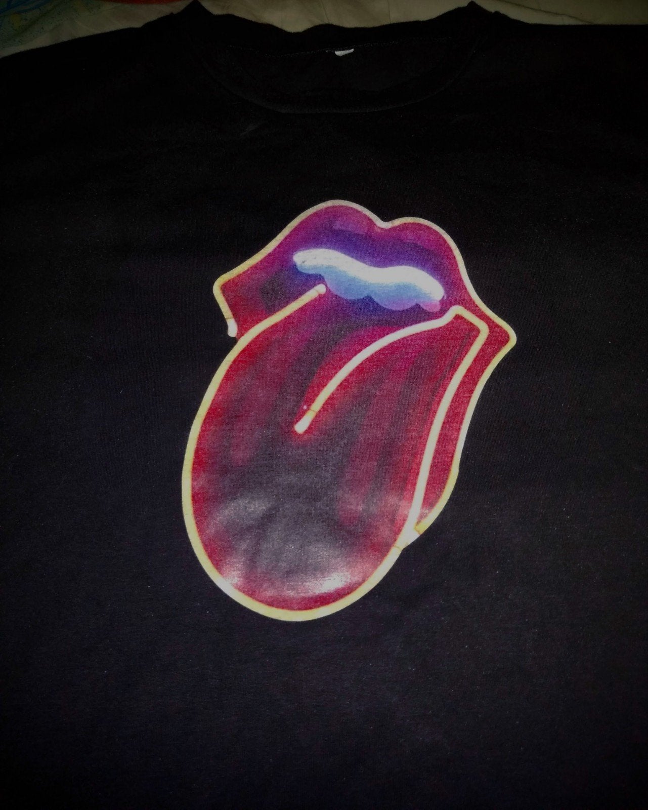 Rolling Stones t-shirt XL, Kleding | Heren, T-shirts, Ophalen of Verzenden, Zo goed als nieuw, Maat 56/58 (XL), Zwart