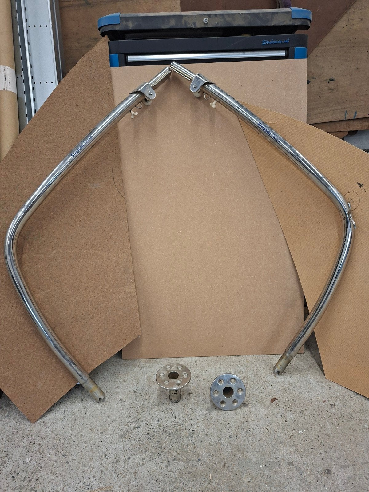 Simpson Davits RVS 316 - 100 kg draaggewicht, Ophalen of Verzenden