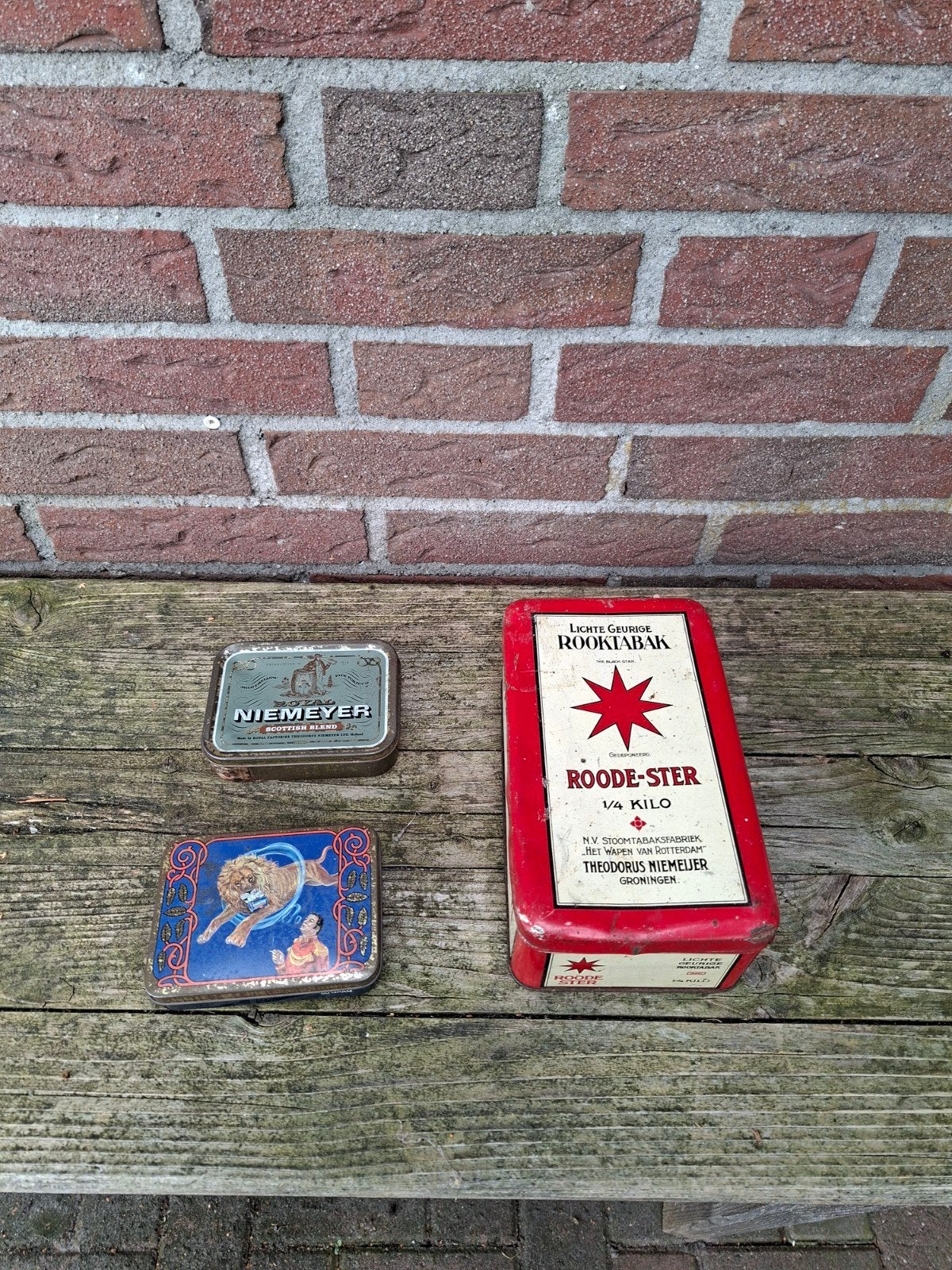 3 tabaksblikken shag, Verzamelen, Ophalen of Verzenden, Gebruikt, Overige, Overige merken