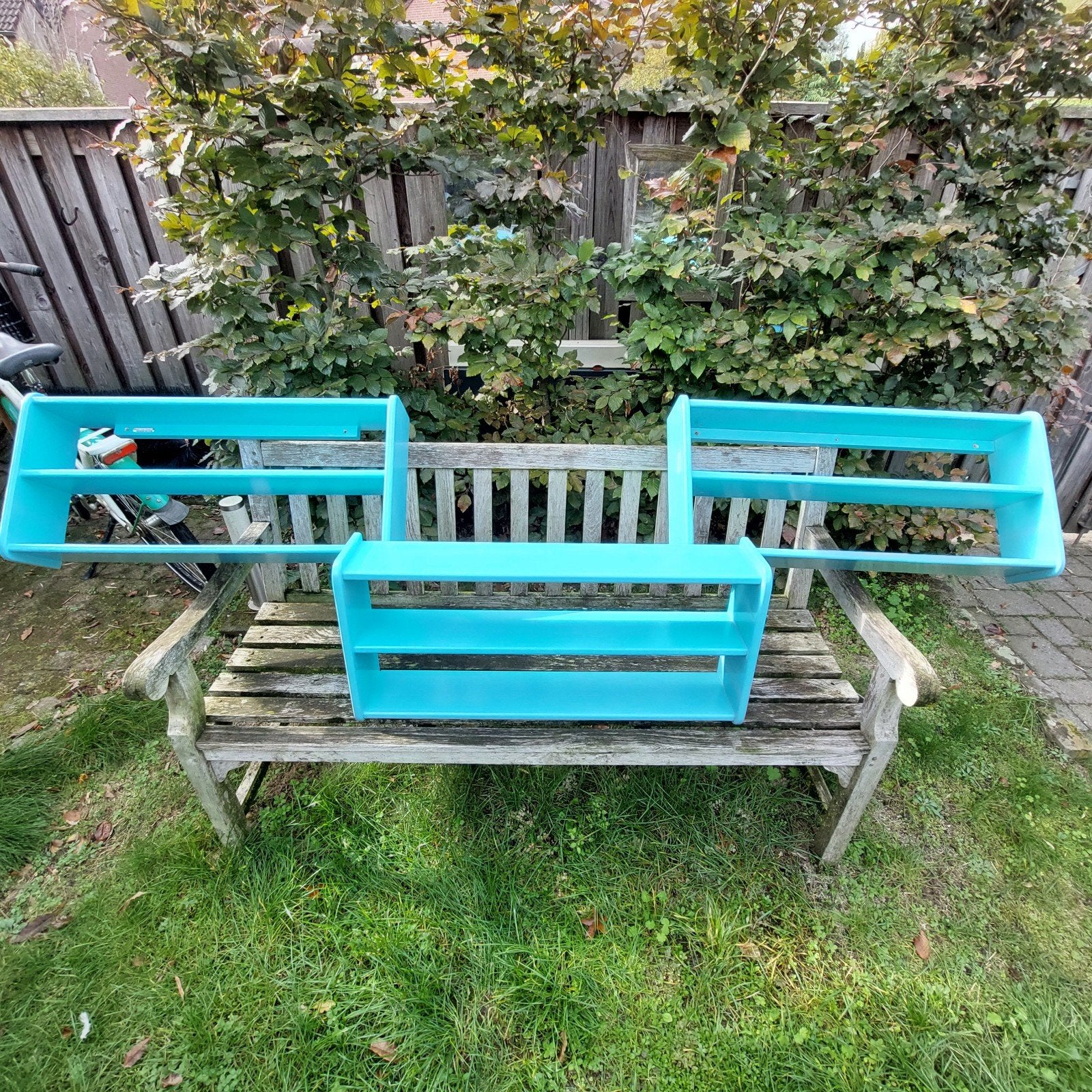 Set van 3 wandplanken/boekenplanken, Ophalen, Gebruikt