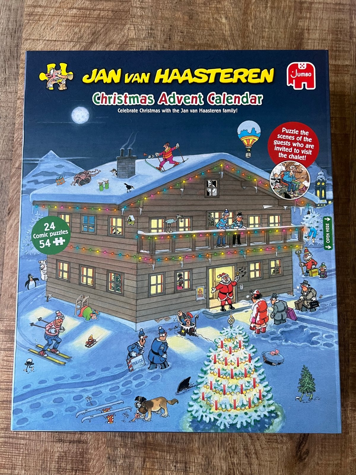 Jan van Haasteren Christmas Advent Kalender 2025, Ophalen, Minder dan 500 stukjes, Zo goed als nieuw, Legpuzzel