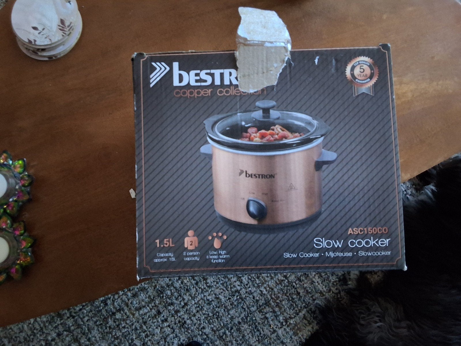 Bestron Slowcooker ASC1500CO - Nieuw in doos, Ophalen, Nieuw