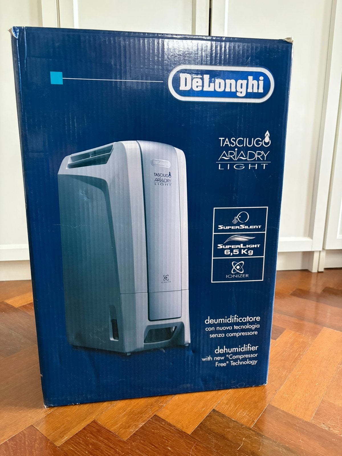 Luchtontvochtiger/wasdroger Delonghi DNC65, Ophalen, Zo goed als nieuw, Luchtontvochter