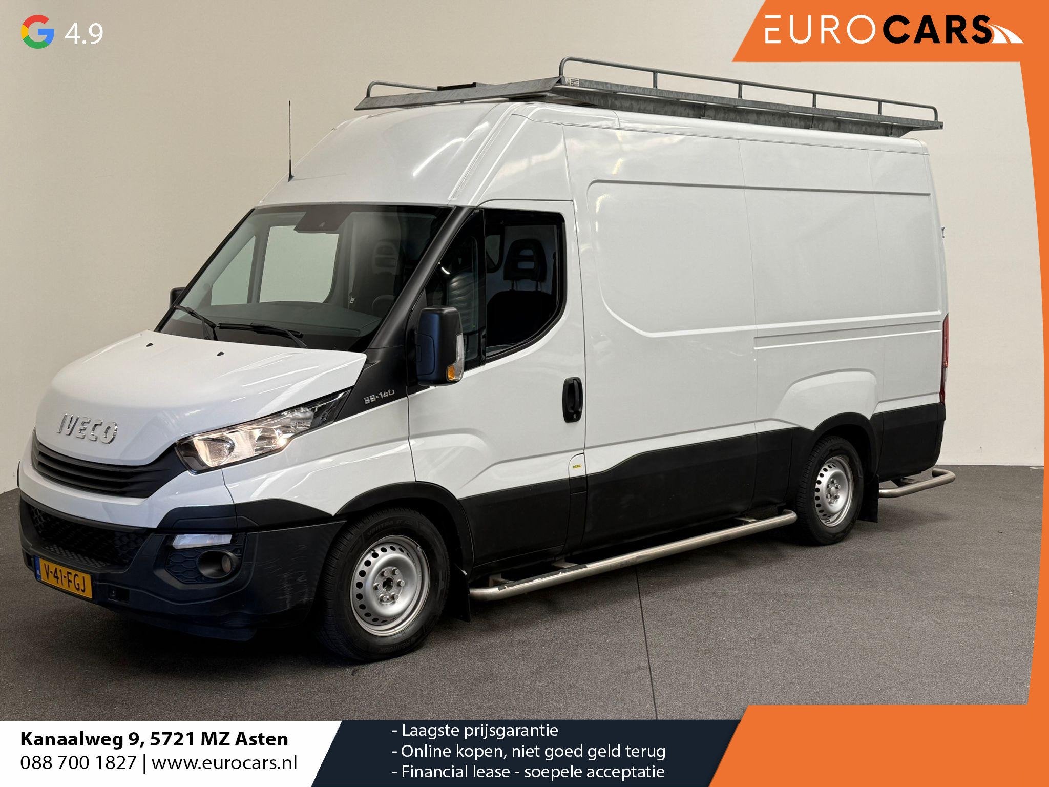 Iveco Daily 35S14 140pk L2H2/L3H2 3500kg Trekhaak Airco Crui, Auto's, Bestelauto's, Gebruikt, Euro 6, Iveco, Bedrijf