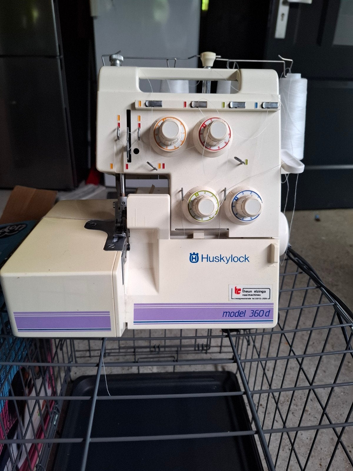Lock naaimachine, Ophalen of Verzenden, Gebruikt, Naaimachine, Overige merken