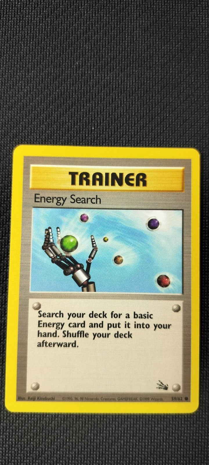1999 base set energy search nm, Ophalen of Verzenden, Zo goed als nieuw, Losse kaart