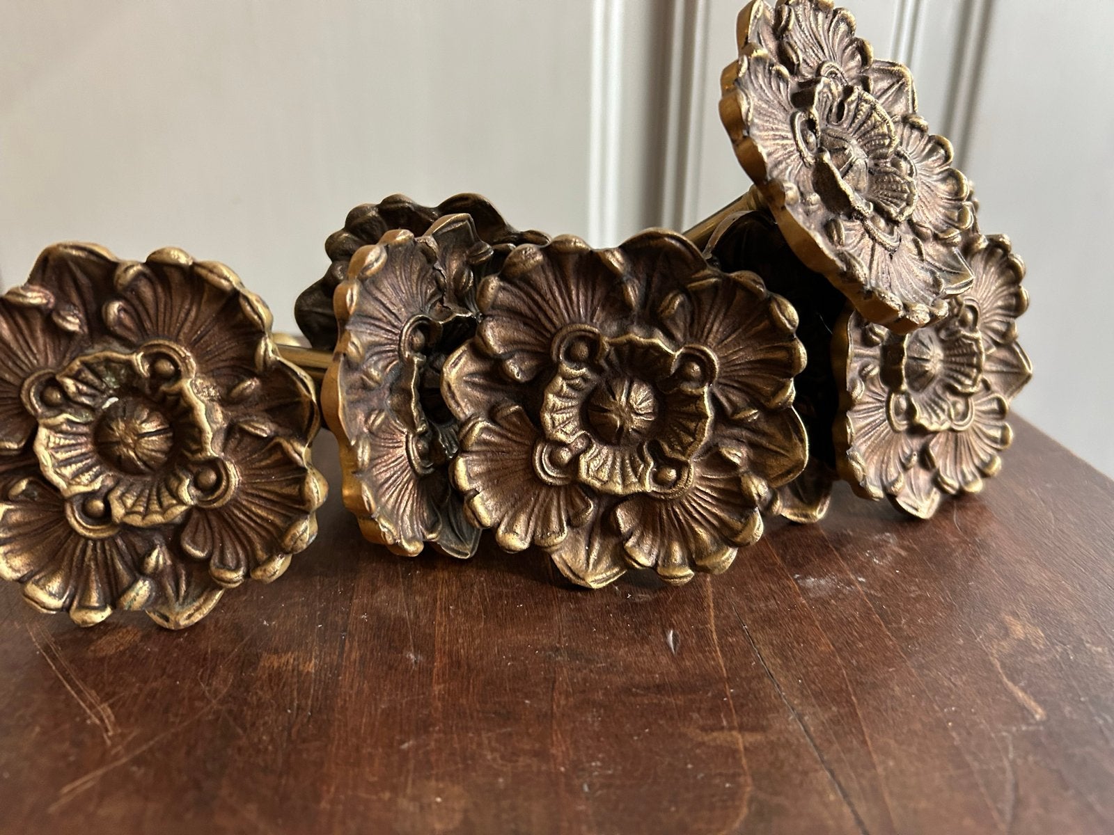 Oude Franse gordijnhouders embrasse de rideaux, 10 cm ruimte, Ophalen