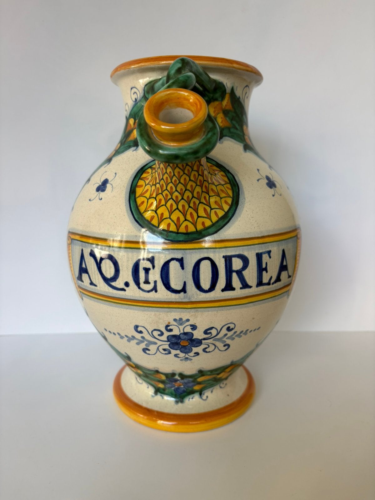 Italiaanse Deruta Apothekerskan – Handbeschilderd Majolica, Ophalen