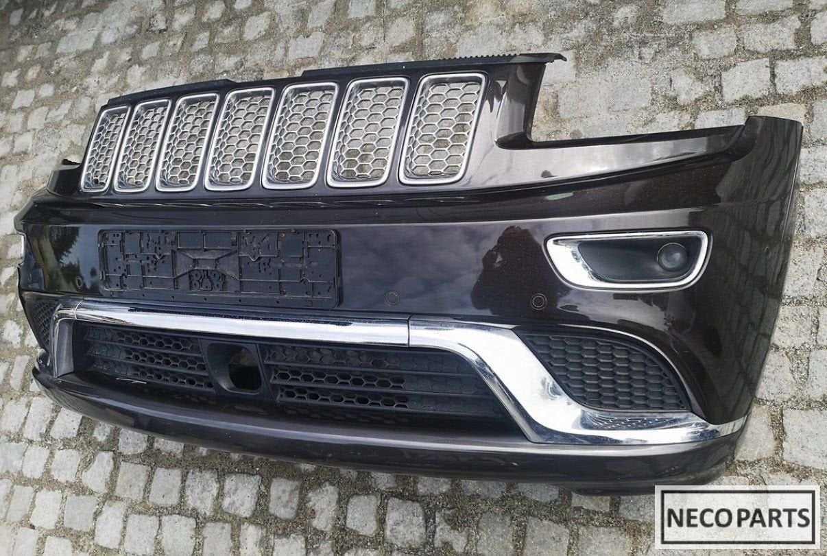 VOORBUMPER JEEP CHEROKEE FACELIFT WK2 BUMPER ALLES LEVERBAAR, Jeep, Gebruikt, -, Ophalen of Verzenden